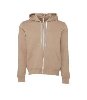 Light Brown Adult Hooded Sweatshirt by Bella + Canvas