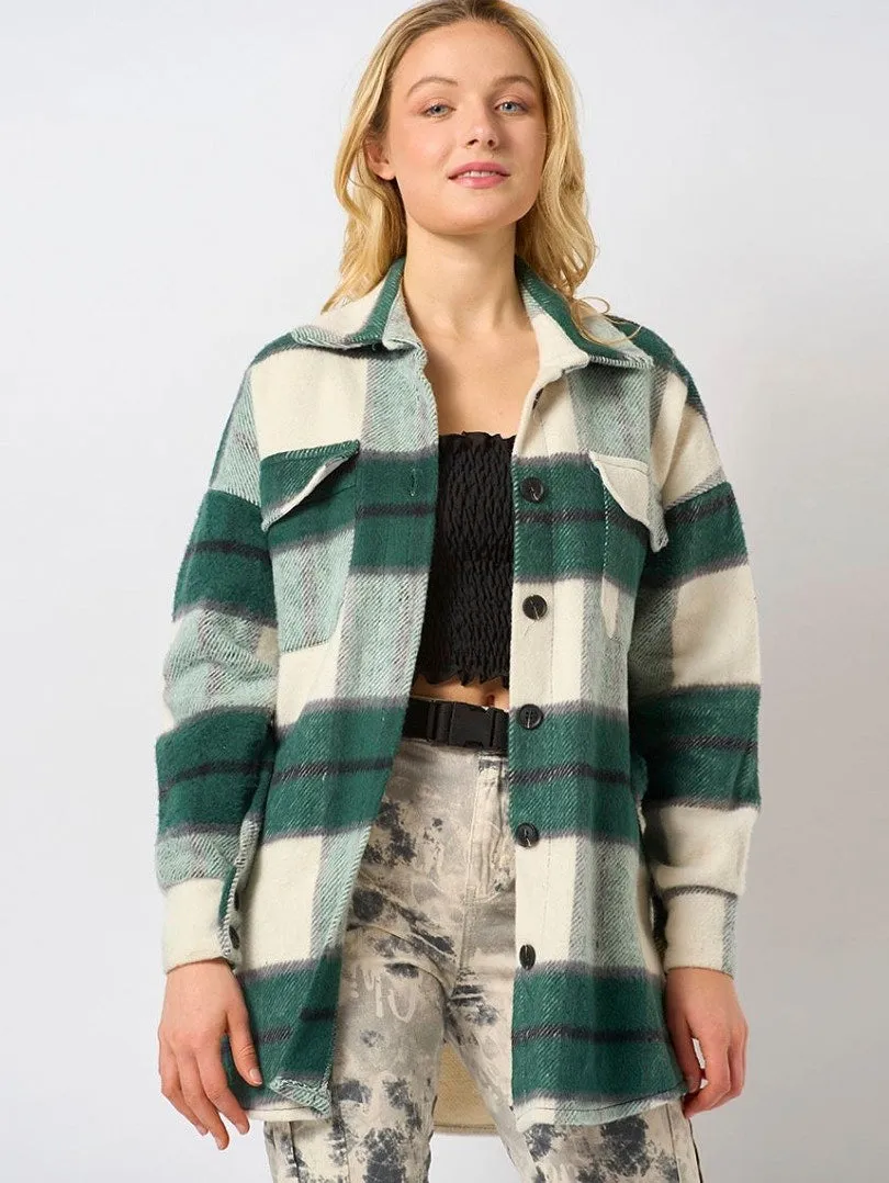 Veste à carreaux