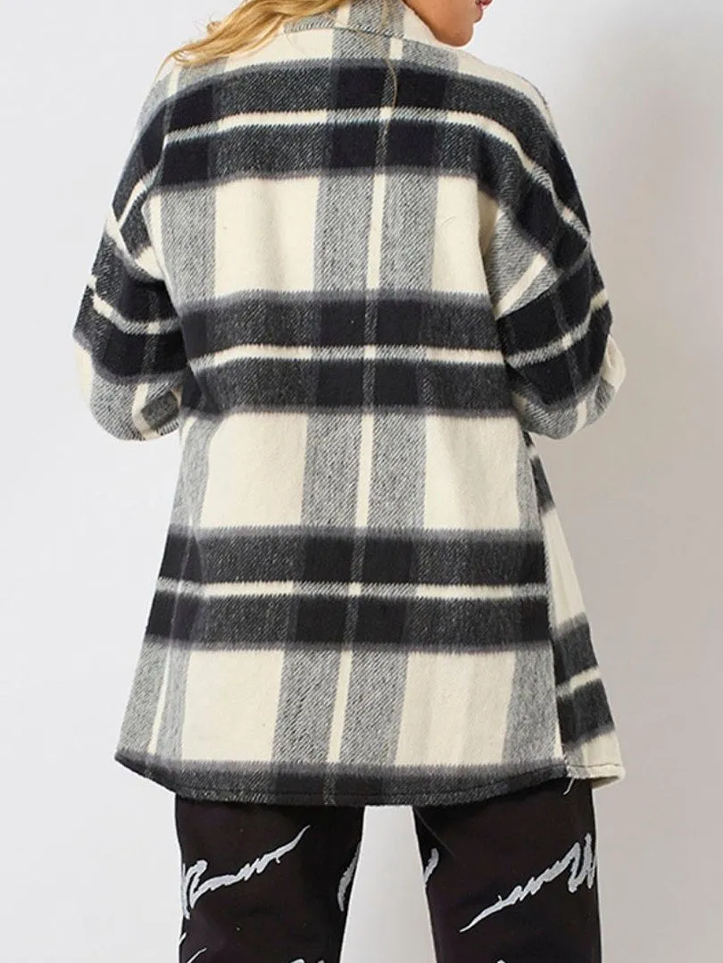 Veste à carreaux