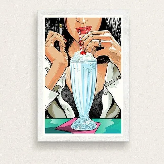Vintage Pulp Fiction Tableau