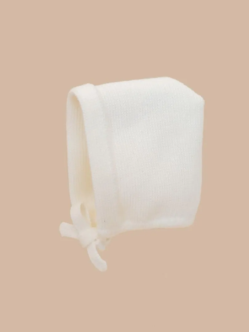 White Baby Bonnet